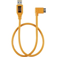 Tether Tools TET-CU61RT02-ORG USB, USB-A zástrčka, USB Micro-B 3.0 zástrčka, 0,5m, oranžový