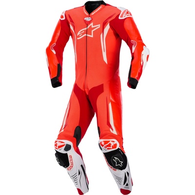 jednodielna kombinéza Alpinestars GP TECH V5 červená/červená/biela