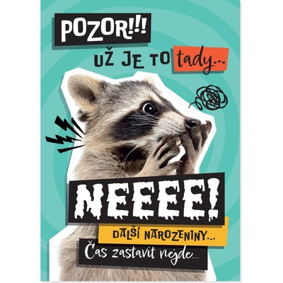 Albi Hrací přání k narozeninám - Mýval