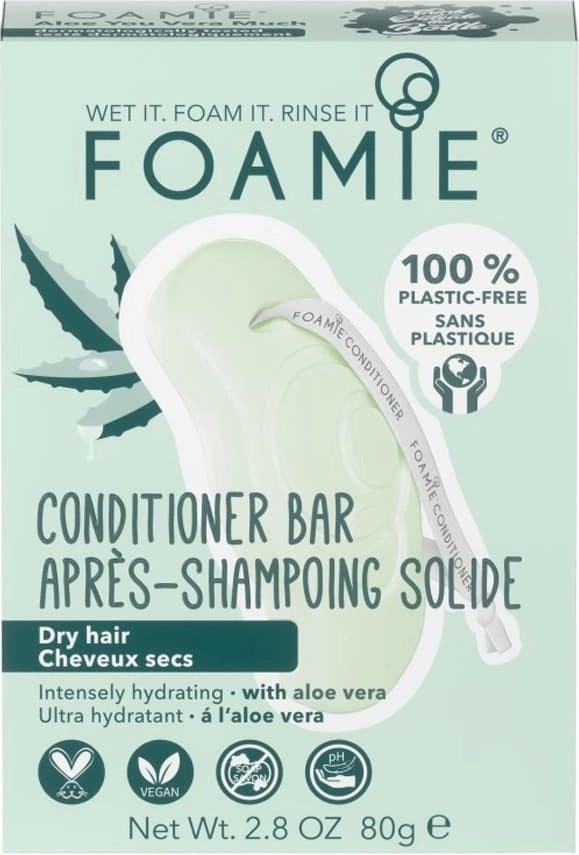 Foamie Conditioner Bar Aloe You Vera Much 80 g - Heureka.cz