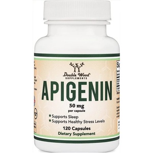 Double Wood Supplements Apigenin, 50 mg, 120 капсули, Double Wood