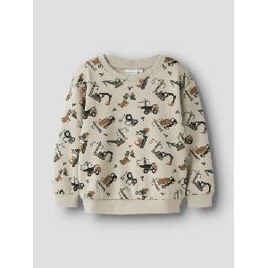 NAME IT Блуза nmmvimo ls nreg aop sweat bru (343384879803)