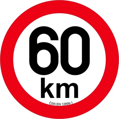 Obmedzenie rýchlosti 60 km retroreflexné pr. 200 mm