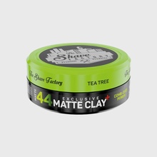 The Shave Factory Matte Clay Comb-Over Power matná hlína na vlasy s tea tree 150 ml