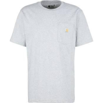 Carhartt Мъжка тениска Carhartt Workw Pocket S/S T-shirt - Heather Grey - размер XL (016-7689-0214)