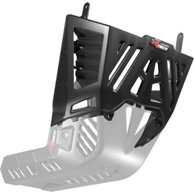 RACETECH (RTECH) kryt motoru z technopolymeru (horní) T7 REVOLUTION YAMAHA TENERE 700 19-24 barva černá