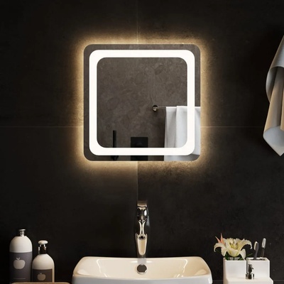 vidaXL LED огледало за баня, 40x40 см (151776)
