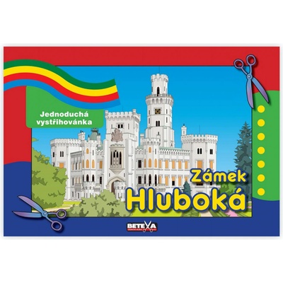 zámek Hluboká - Jednoduchá vystřihovánka: Jednoduchá vystrihovánka