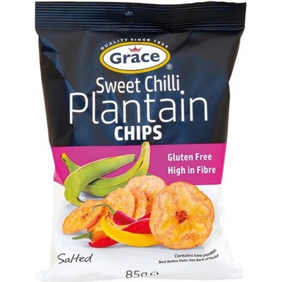 Grace Banánové chipsy sladké chilli bez lepku 85 g