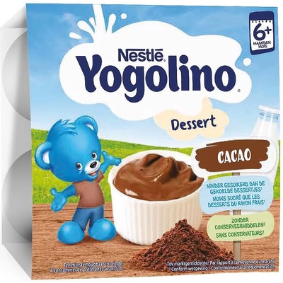 Nestle Yogolino - Млечен десерт шоколад 6 месец 4 х 100 гр