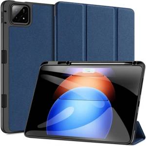 Dux Ducis Xiaomi Pad 6S Pro DUX DUCIS DOMO калъф със стойка, с ефект на кожа, активен FLIP, държач за стилус, ТЪМНОСИНЬО (GP-157401)