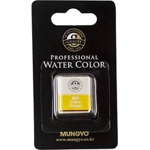 Mungyo akvarelová barva v půlpánvičce 805 Yellow Orange