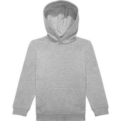 B&C detská mikina s kapucňou WK002 Sport Grey Heather