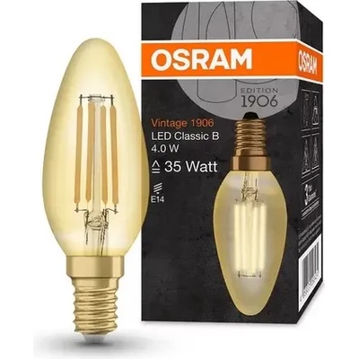 OSRAM Led ЛАМПА vintage 1906 led cl b fil gold 35 4w/825 e14 ledvance (ledvance 4058075293434)