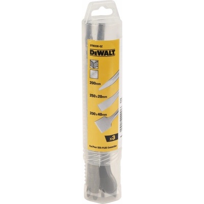 Sekáč Dewalt SDS-PLIUS, sada 3 ks