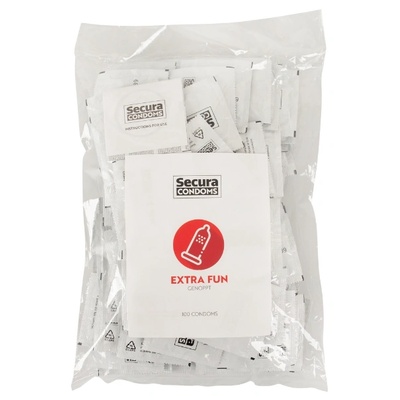 Secura Extra Fun - презервативи с мидички (100 бр. )