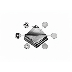 Bestent Сребрист брезент 4x8 м 260 г/м2 (PL2604/8)