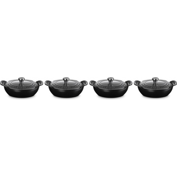 Le Creuset Gourmand Чугунени тенджери с капаци 13 см, 8 части (21502130000425)