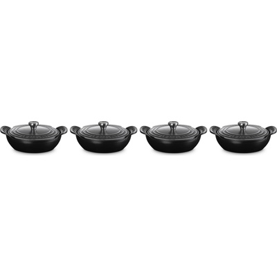 Le Creuset Gourmand Чугунени тенджери с капаци 13 см, 8 части (21502130000425)