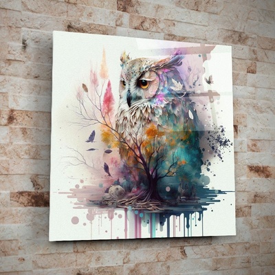 Art gift Стъклено АРТ пано - Цветна мъдрост