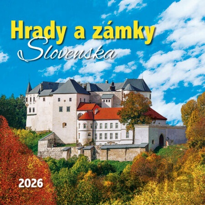Hrady a zámky Slovenska nástenný 2026