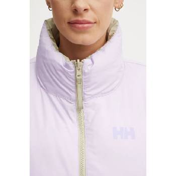 Helly Hansen Яке с две лица Helly Hansen в зелено зимен модел с уголемена кройка (54061)