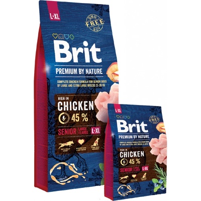 Brit Premium Dog by Nature Senior L+XL 15 kg