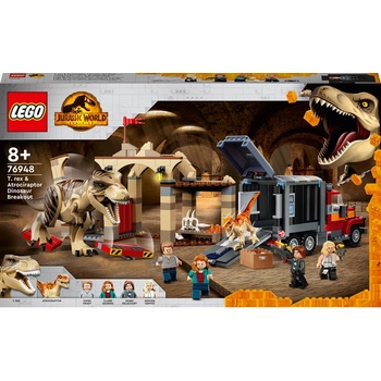 LEGO® Jurassic World 76948 Útěk T-rexu a atrociraptoru