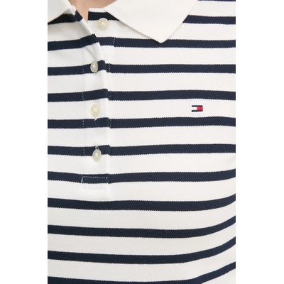 Tommy Hilfiger тениска с яка дамска с памук (WW0WW43225)