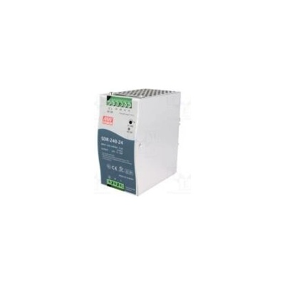 MEAN WELL SDR-240-24 Napájecí zdroj spínaný 240W 24VDC 10A 88÷264VAC 124÷370VDC