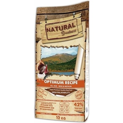 Natural Greatness Optimum Recipe Mini Medium krůta kuře 15 kg
