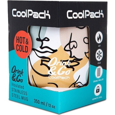 Coolpack termohrnček 350 ml Art Deco