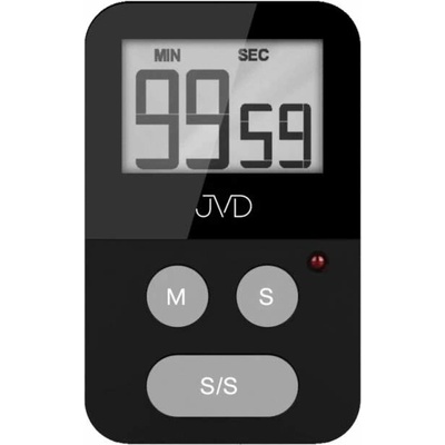 JVD Černá digitální kuchyňská minutka JVD DM269.2