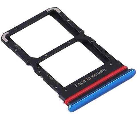 Xiaomi Mi 10 Lite 5G SIM tray modrý