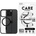 Panzer Калъф CARE - Urban Combat Black Frame MagSafe, iPhone 16 Pro, черен/прозрачен (5715685004247)