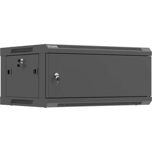 Lanberg WF01-6404-00B Rack шкаф 4U стенен черен (WF01-6404-00B)