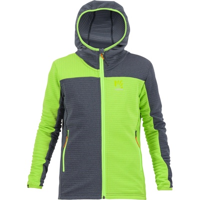 Karpos NUVOLAU KID detská mikina Jasmine Green/Ombre Blue