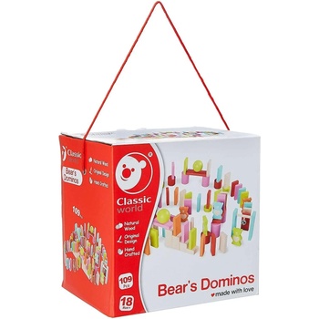 Classic World Дървено домино с Мечета (3531)