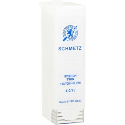 Schmetz Stretch Twin 130/705 H-S ZWI 4, 0/75 Игла за шевна машина (130/705 H-S ZWI NE 4,0 SMS MAG)