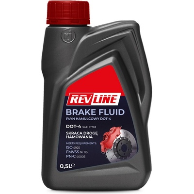 Revline Brzdová kapalina DOT 4 500 ml