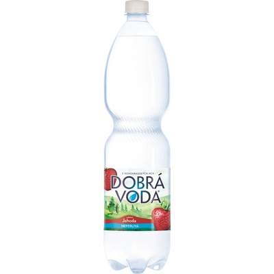 Dobrá voda jahoda neperlivá 6 x 1,5 l