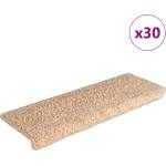vidaXL Изтривалки за стълби, 30 бр. , 65x21x4 см, златисти, правоъгълни, кант (3365834)