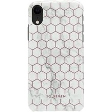 Pouzdro SoSeven SSBKC0095 Milan Case Hexagonal Marble Apple iPhone Xr růžovo bílé