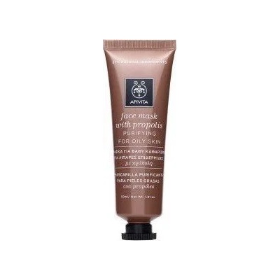 APIVITA Пречистваща и балансираща маска за лице , Apivita Propolis (Purifying for oily skin) , 50ml