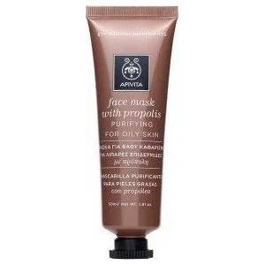 APIVITA Пречистваща и балансираща маска за лице , Apivita Propolis (Purifying for oily skin) , 50ml