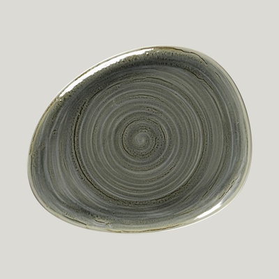 RAK Porcelain Spot talíř mělký 28 x 22,5 cm olivínový SPTFLFP28-12