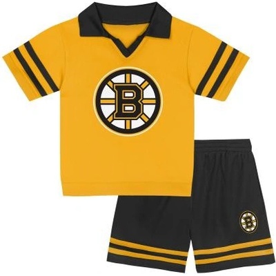 Outerstuff Dětský Set Tričko Kraťasy Boston Bruins Charming Dude Pc Short Tee Batole Měsíců