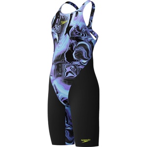 Speedo fastskin endurance+ max openback kneeskin girls blue 128cm