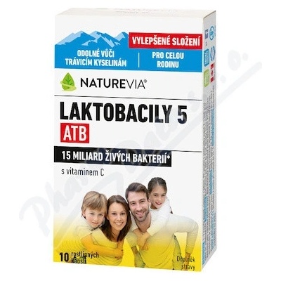 Swiss NatureVia Laktobacily 5 ATB kapslí10