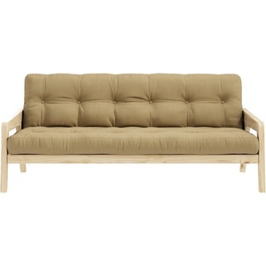 Karup Design Кафяв/бежов разтегателен диван 204 cm Grab - Karup Design (132101758)